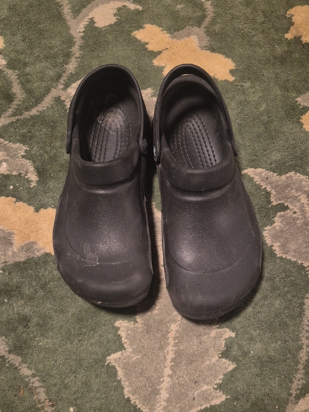 CROCS Kids Black Slip-On Clog with Heel Strap